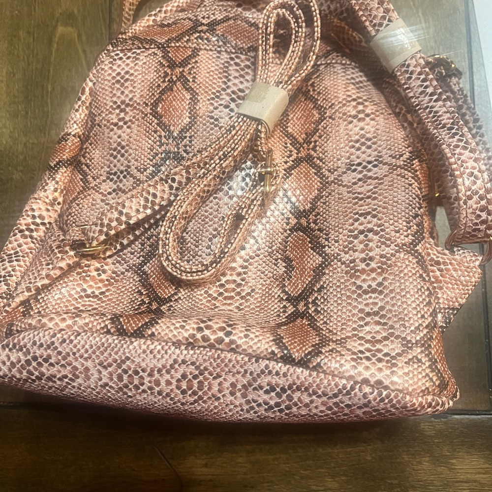 Snake Print Backpack - Picture 2 of 2